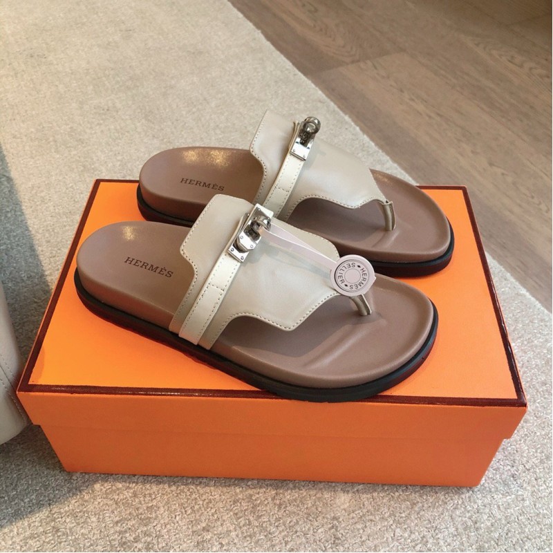 Hermes Eclair Slippers
