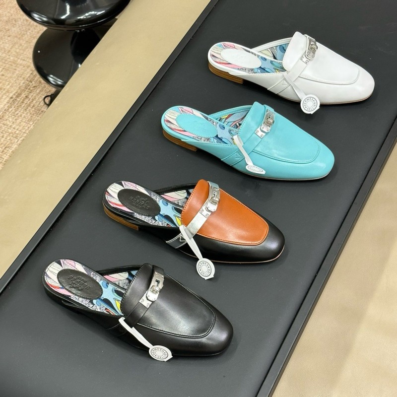 Hermes Kelly Slippers
