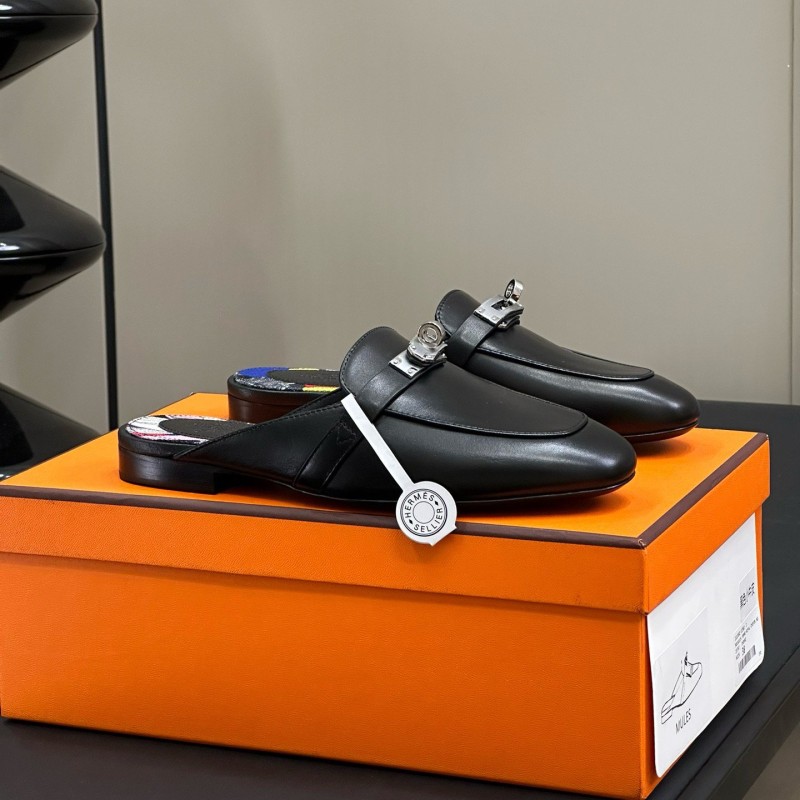 Hermes Kelly Slippers