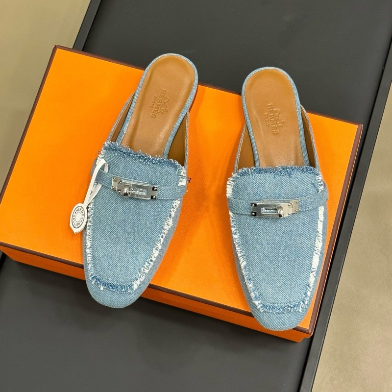 Hermes Kelly Slippers