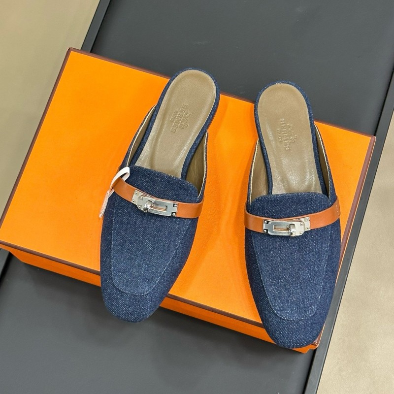 Hermes Kelly Slippers