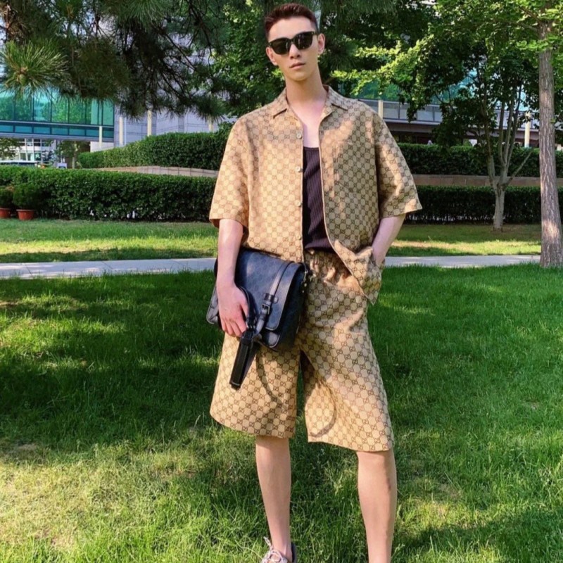 Gucci Unisex Denim Shorts