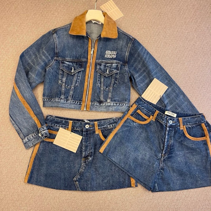 MiuMiu Denim Jacket / Shorts / Skirts