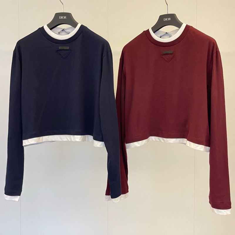 Prada Long Sleeves Tee