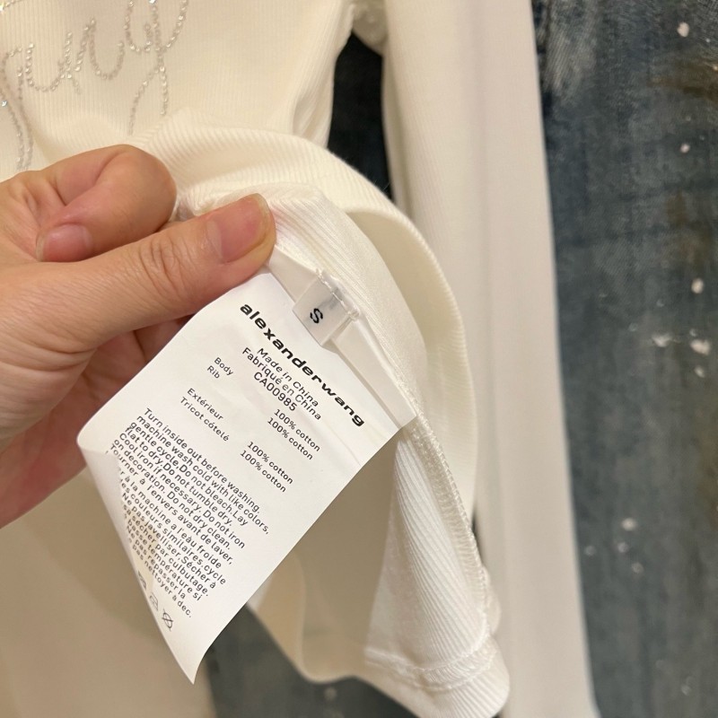 Alexander Wang Long Sleeves Tee