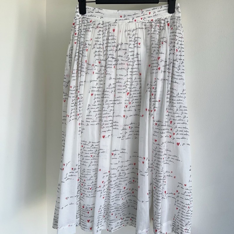 Dior Long Sleeves Shirt & Skirts