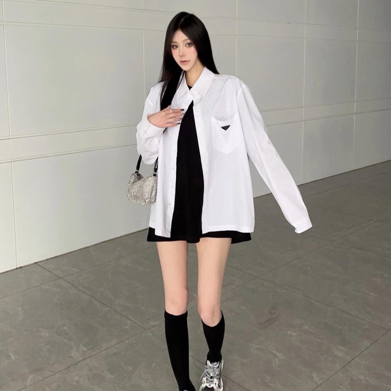 Prada Unisex Long Sleeves Shirt