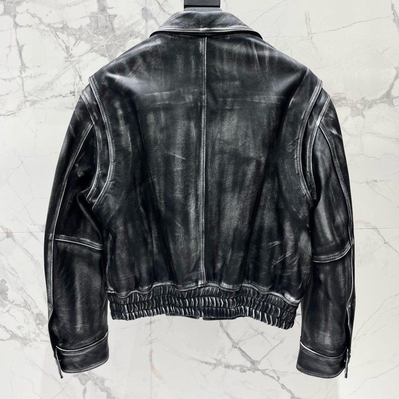YSL Unisex Leather Jacket