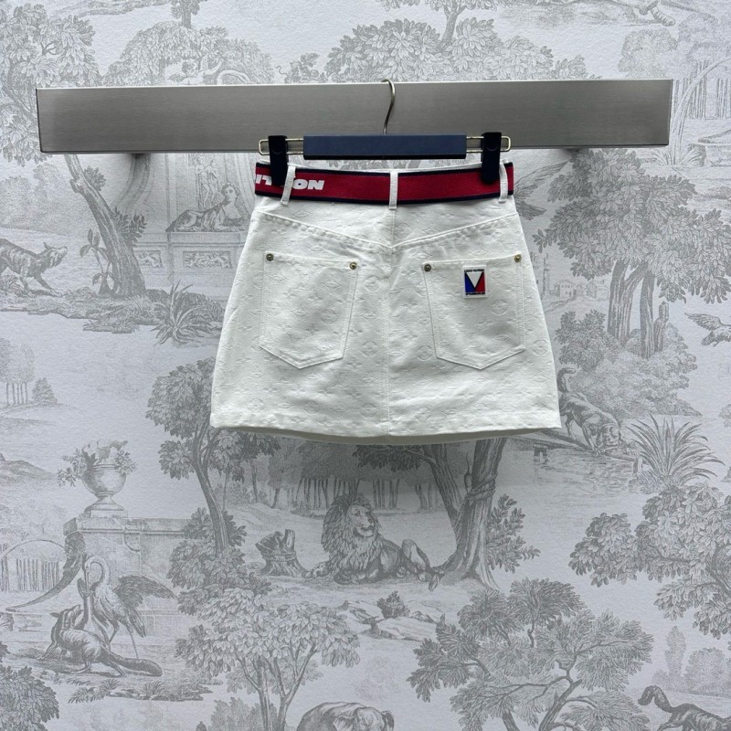 LV Denim Skirts