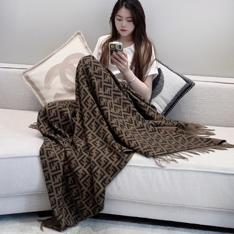 Fendi Blanket & Eye Mask