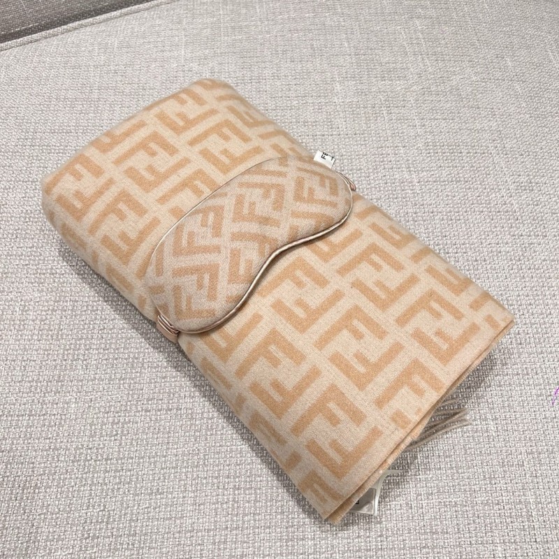 Fendi Blanket & Eye Mask