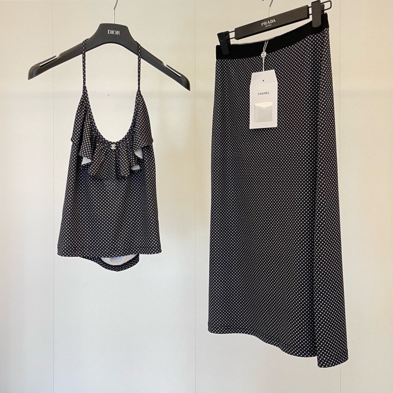 Chanel Camisole Singlet & Skirts Set