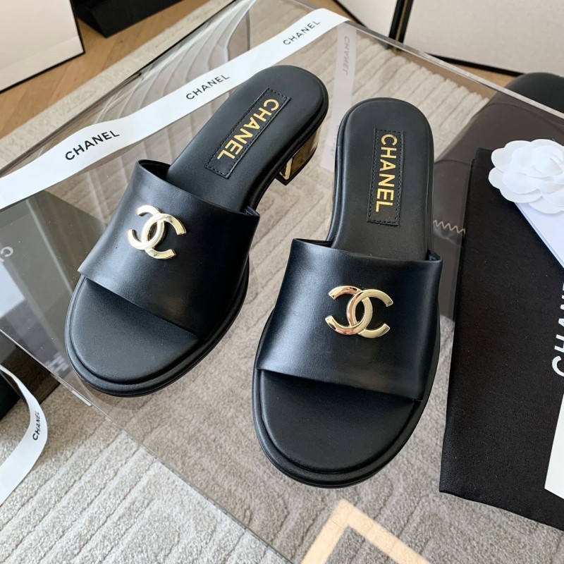 Chanel Heels Slippers