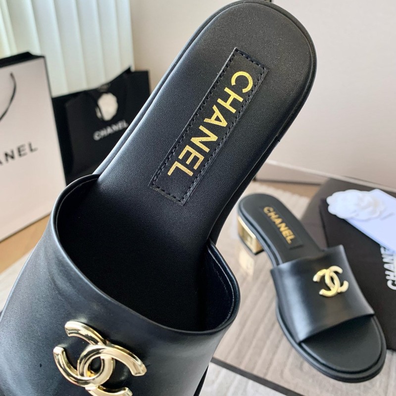 Chanel Heels Slippers
