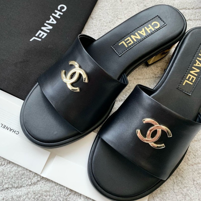 Chanel Heels Slippers