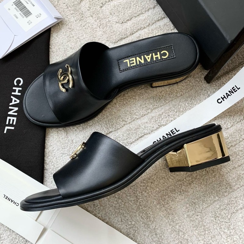 Chanel Heels Slippers
