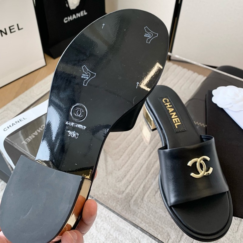 Chanel Heels Slippers