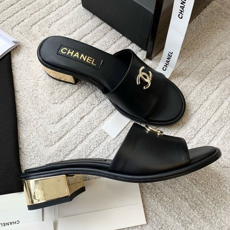 Chanel Heels Slippers