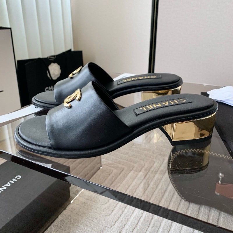 Chanel Heels Slippers
