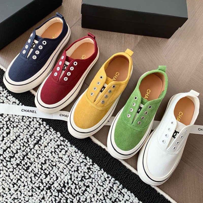 Chanel Canvas Shoes