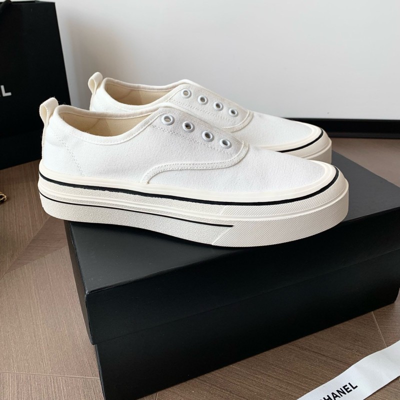 Chanel Canvas Shoes