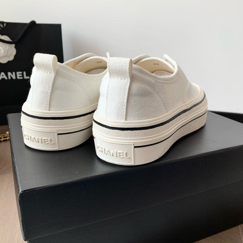 Chanel Canvas Shoes
