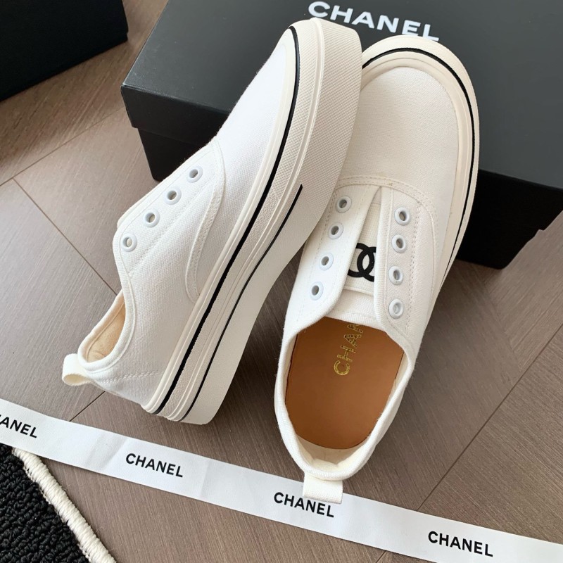 Chanel Canvas Shoes