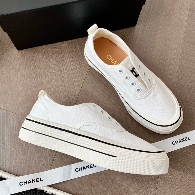 Chanel Canvas Shoes