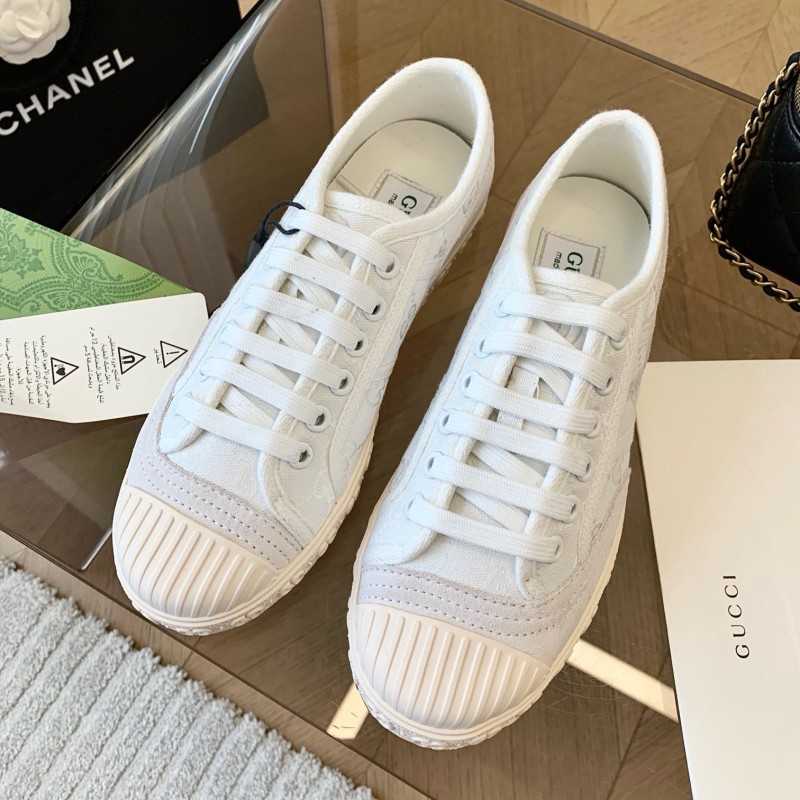 Gucci Unisex Canvas Shoes