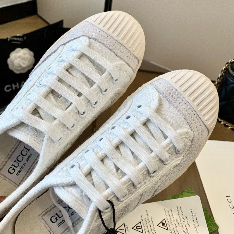 Gucci Unisex Canvas Shoes