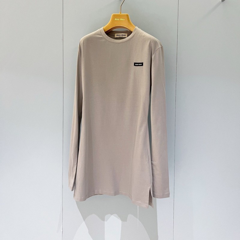 MiuMiu Unisex 3pcs Long Sleeves Tee