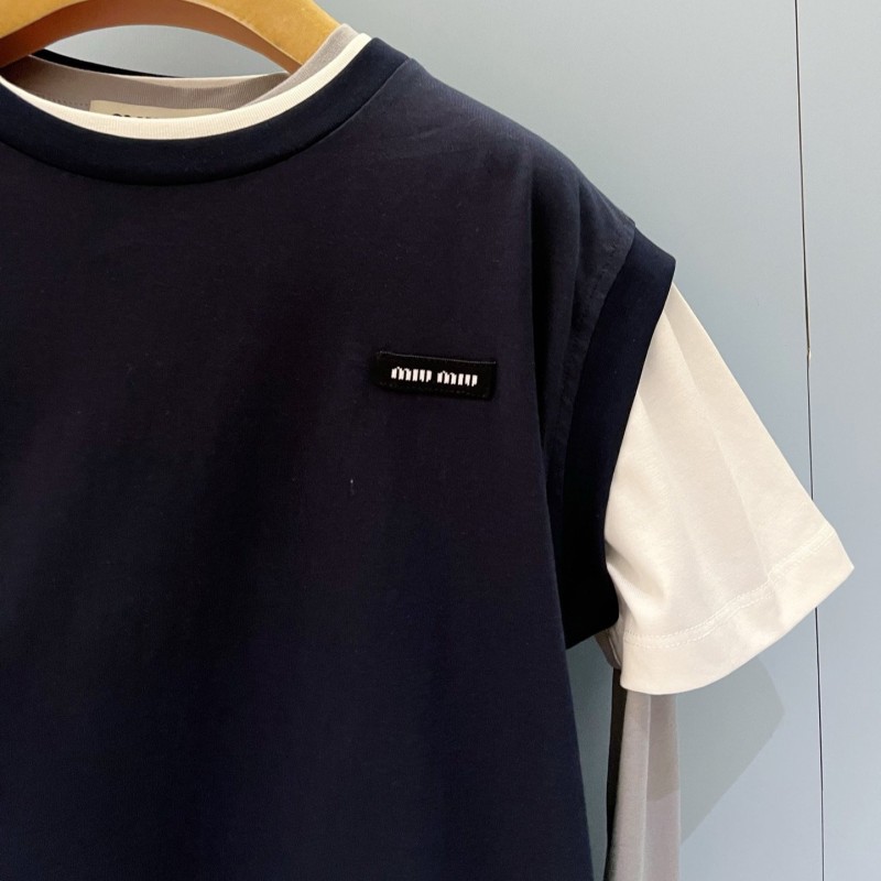 MiuMiu Unisex 3pcs Long Sleeves Tee