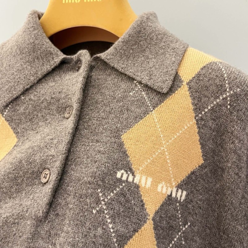 MiuMiu Long Sleeves Polo Tee