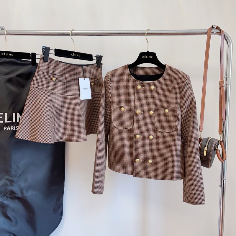 Celine Jacket & Skirts Set