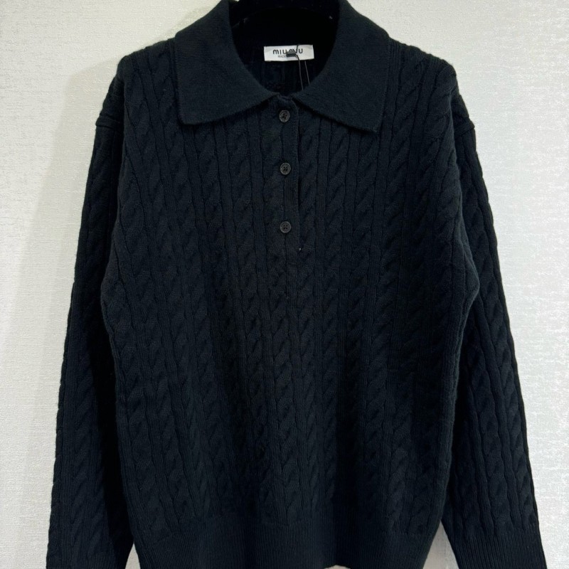 MiuMiu Long Sleeves Polo Tee