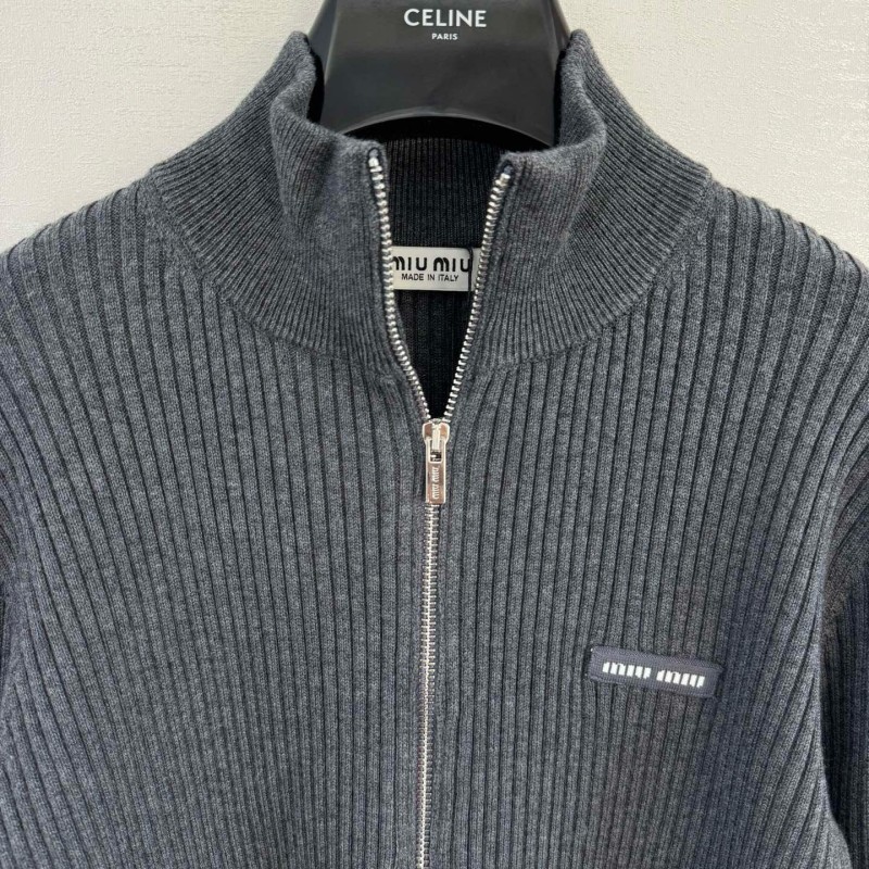 MiuMiu Zipper Cardigan