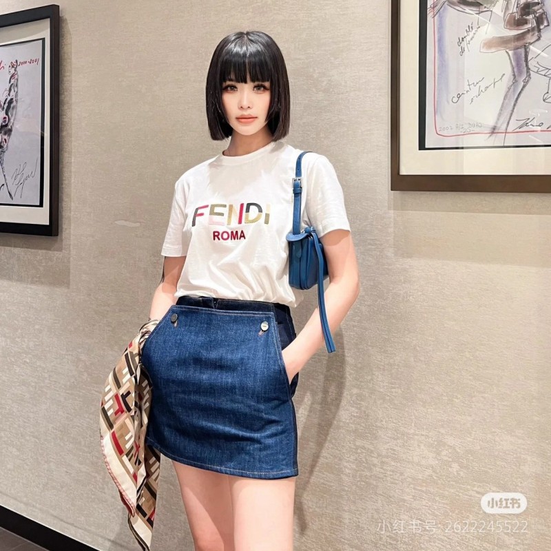 Fendi Denim Shorts