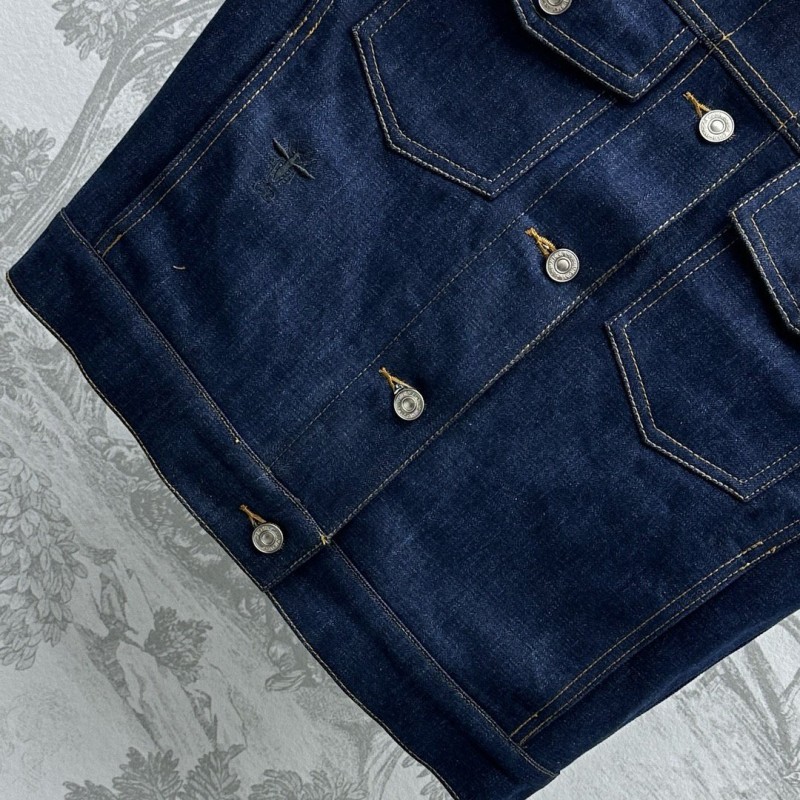 Dior Denim Vest & Shorts