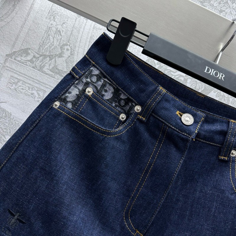Dior Denim Vest & Shorts