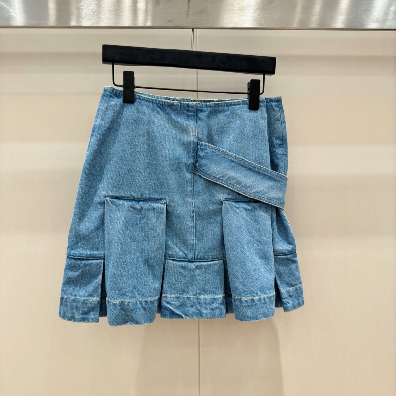 LV Denim Skirts