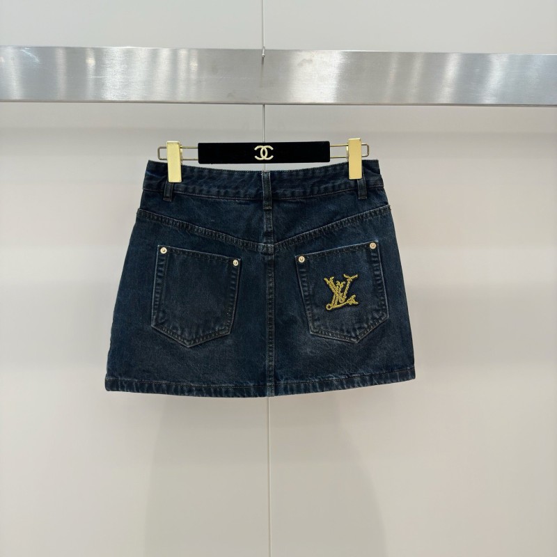 LV Denim Skirts