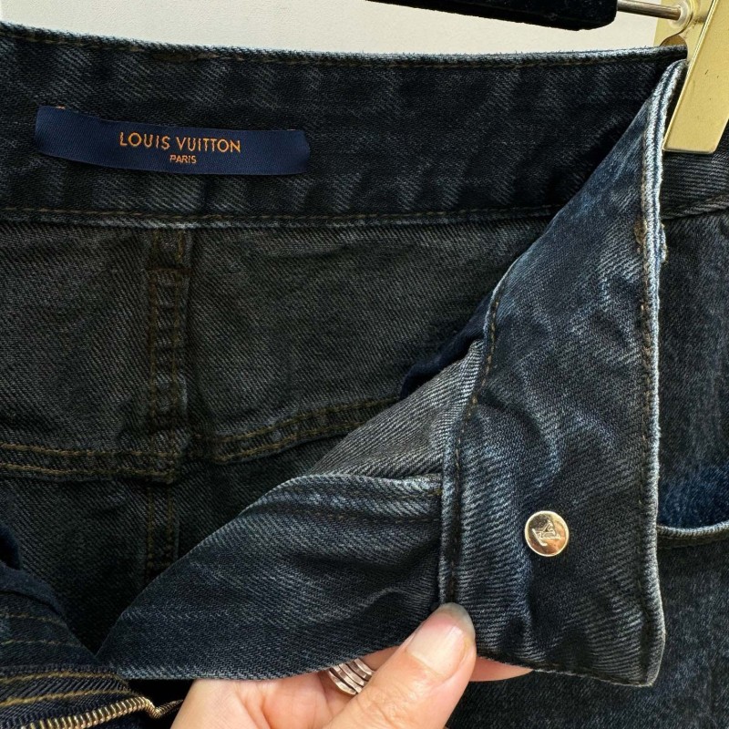 LV Denim Skirts