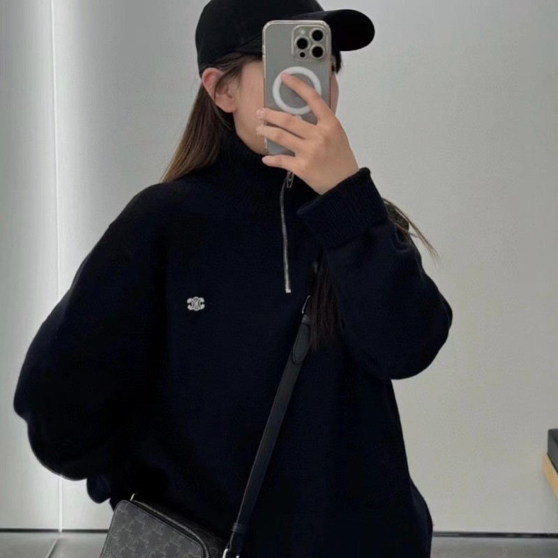 Celine Unisex Cashmere Long Sleeves Shirt