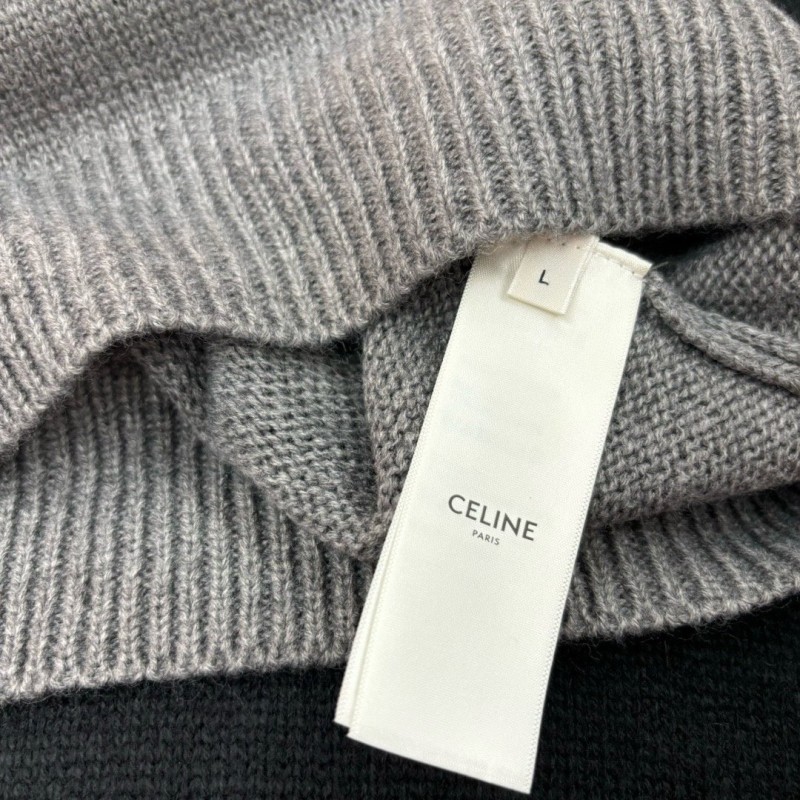 Celine Unisex Cashmere Long Sleeves Shirt