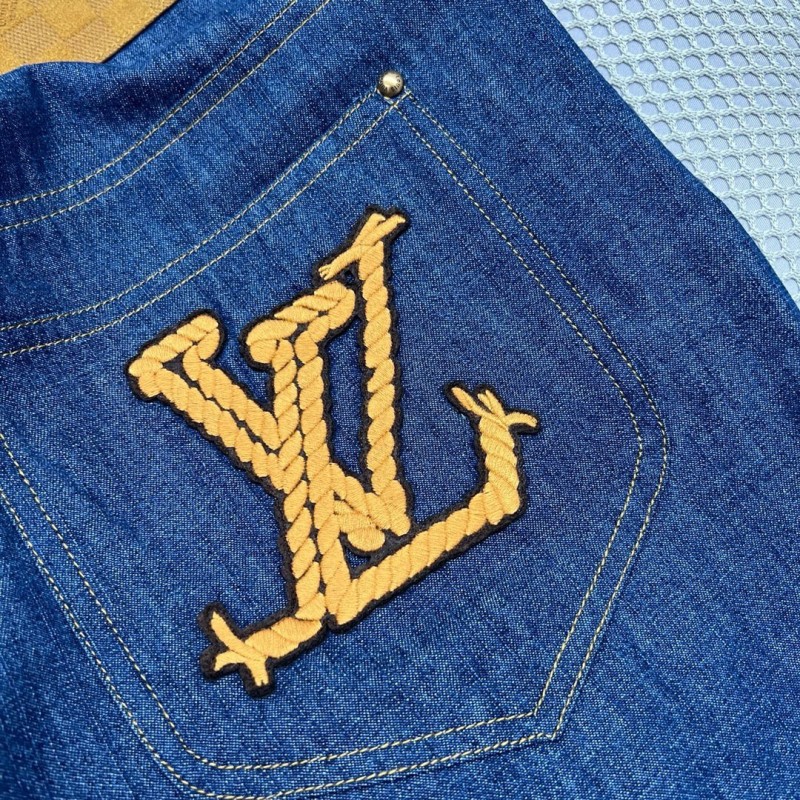 LV Unisex Denim Shorts