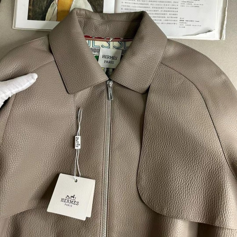 Hermes Leather Jacket
