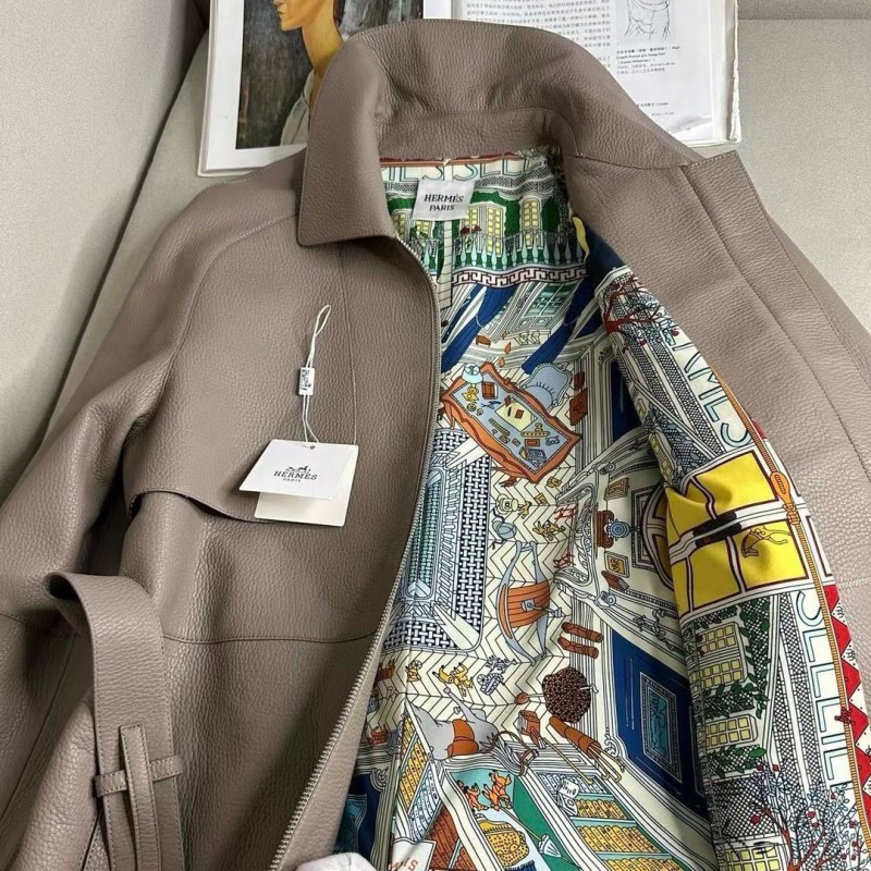 Hermes Leather Jacket