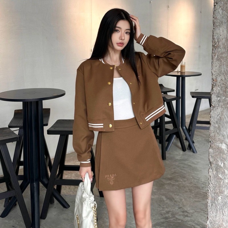 Prada Sweater & Shorts Set