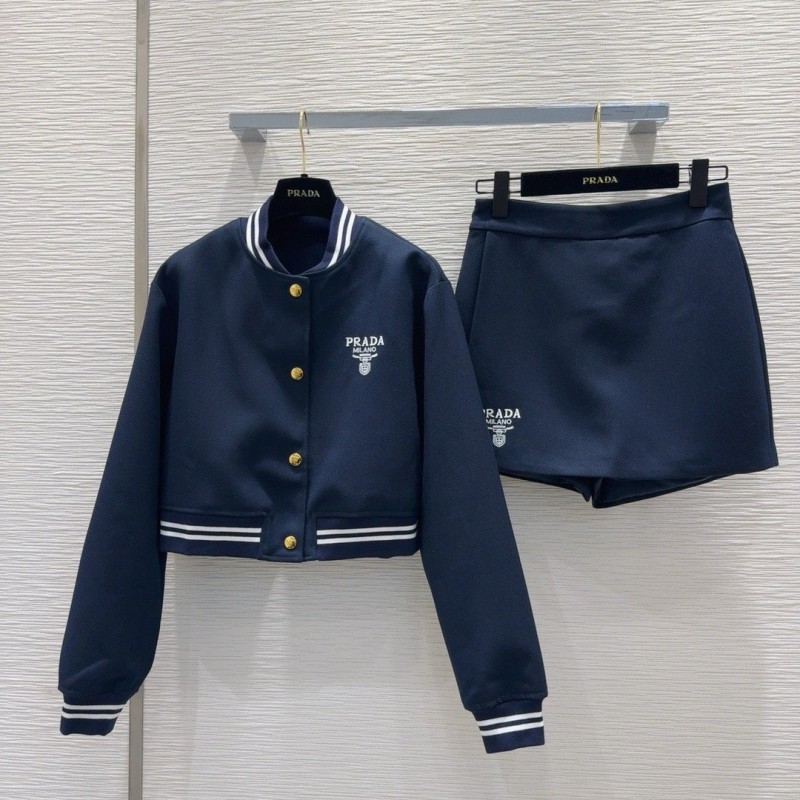 Prada Sweater & Shorts Set