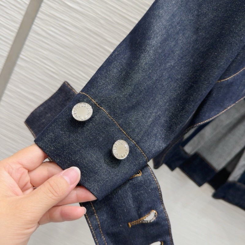 LV Denim Long Shirt & Skirts